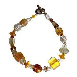 Amber Beaded Bracelet